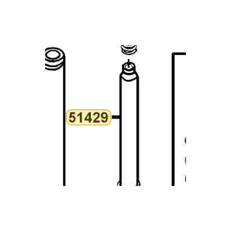 51429-KXCX-E90 PIPE SEAT COMP — diagram cutout