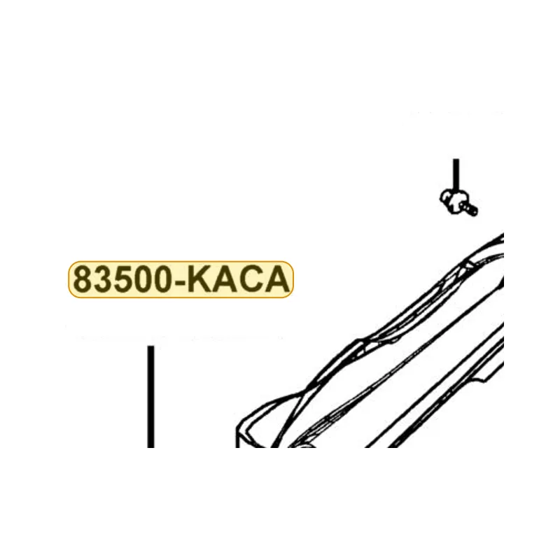 83500-KACA-305-GCP COVER SET R BODY **KCA C.2005.10.01 — diagram cutout