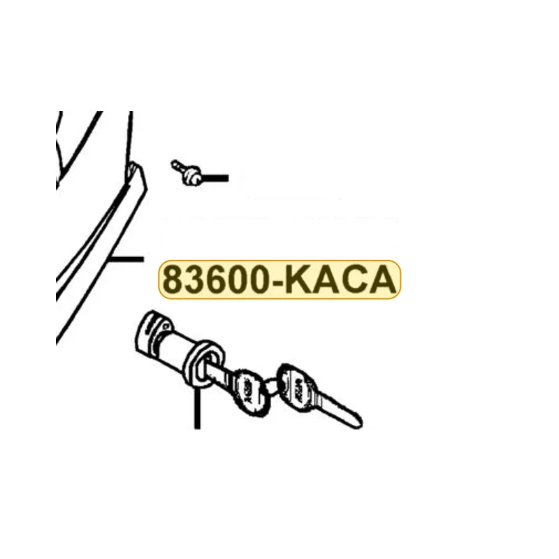 83600-KACA-305-BHP COVER SET L BODY — diagram cutout