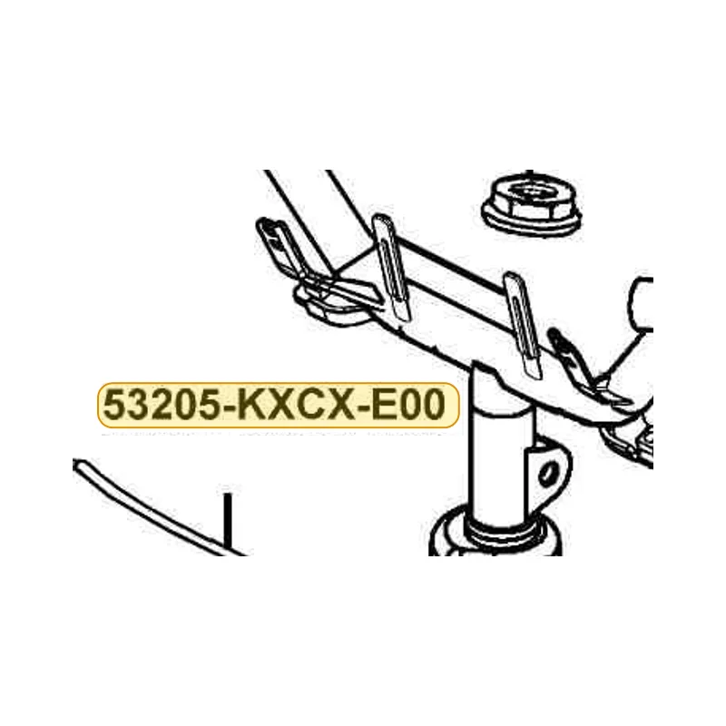 53205-KXCX-E00-R1P COVER FR HANDLE — diagram cutout