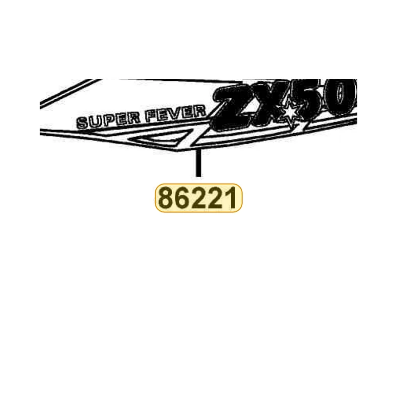 86221-KXCX-E80-T04 STRIPE R BODY COVER — diagram cutout