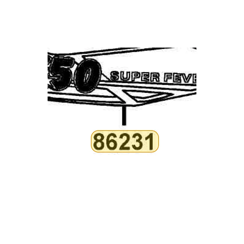 86231-KXCX-E80-T04 STRIPE L BODY COVER — diagram cutout