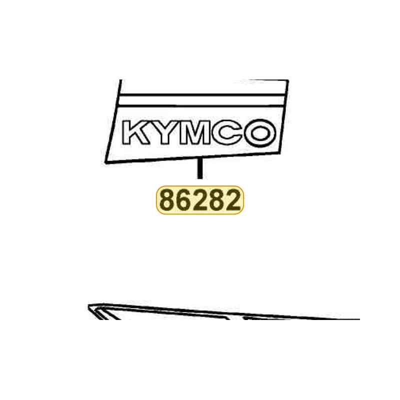 86282-KXCX-E80-T03 STRIPE R FR MOLD — diagram cutout