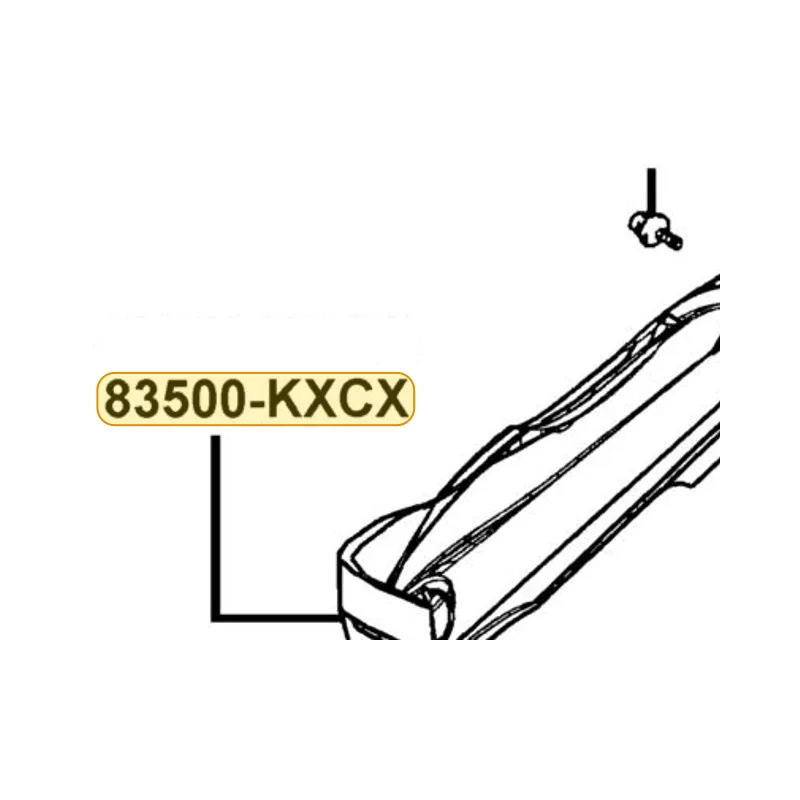 83500-KXCX-305-R8C COVER SET R BODY — diagram cutout