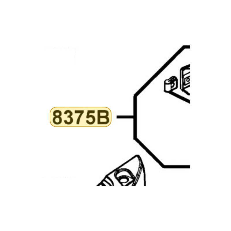 8375B-KCAC-901-R8P MOLD ASSY RR CENTER — diagram cutout