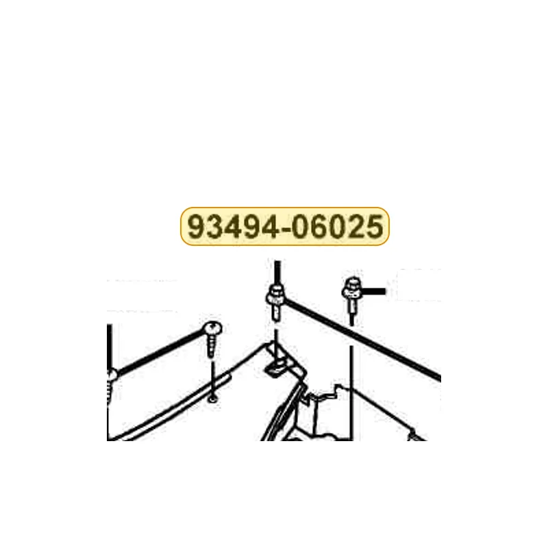 93494-06025-07 BOLT WASHER 6*25 — diagram cutout