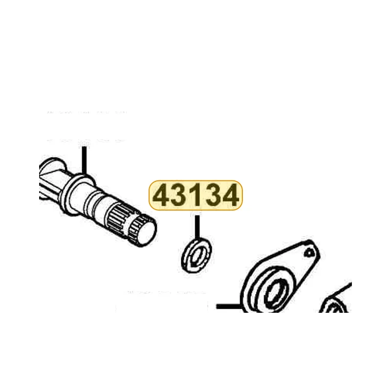 43134-1F96-001 SEAL BRK CAM — diagram cutout