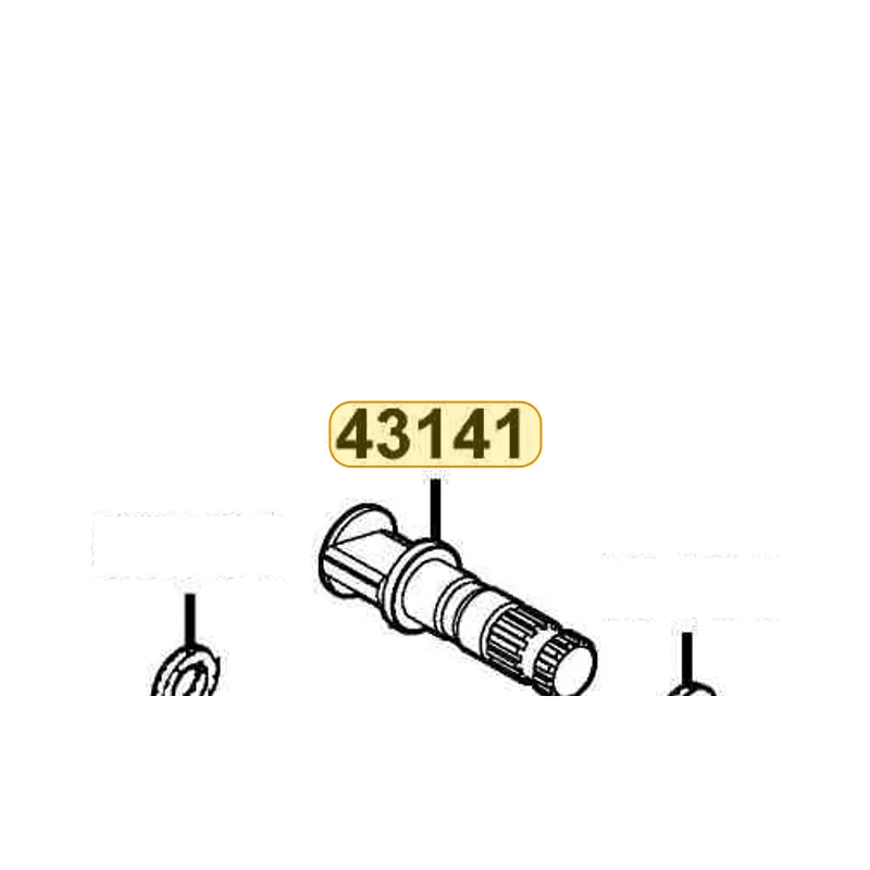 43141-4L00-011 CAM REAR BRAKE — diagram cutout