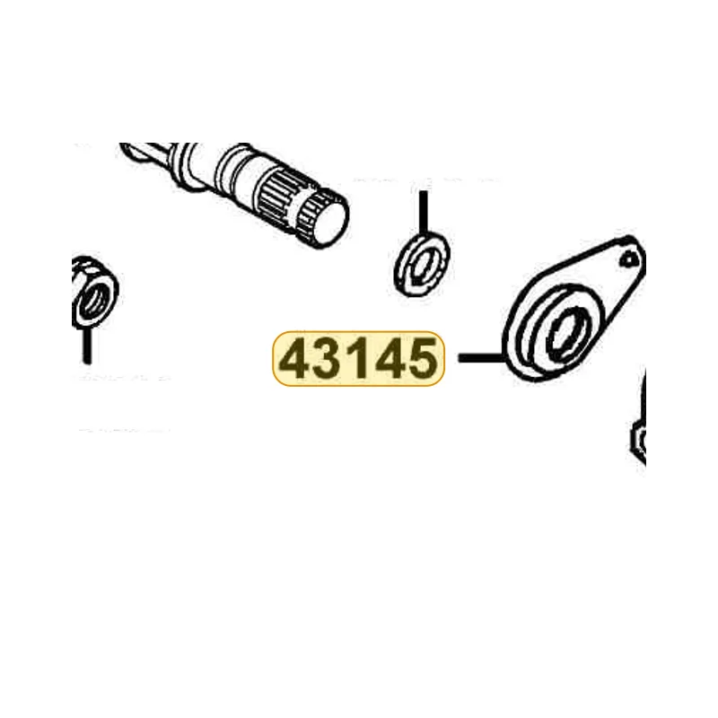 43145-GBN2-001 INDICATOR RR BRK — diagram cutout