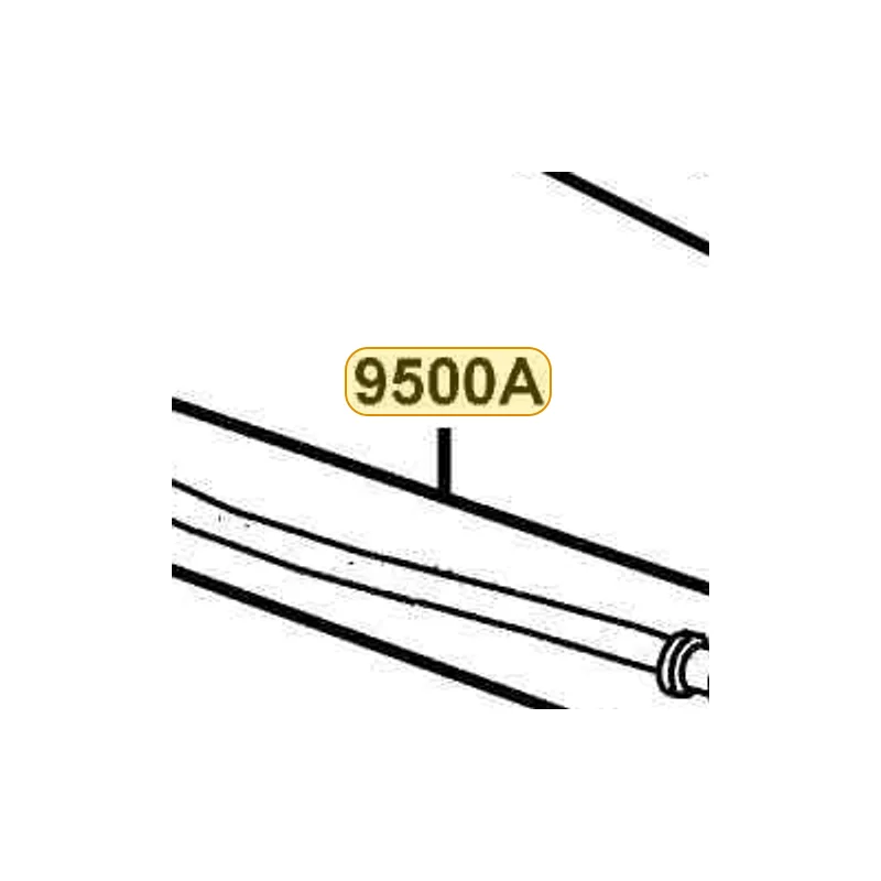 9500A-KXCX-900 TUBE ASSY FUEL — diagram cutout