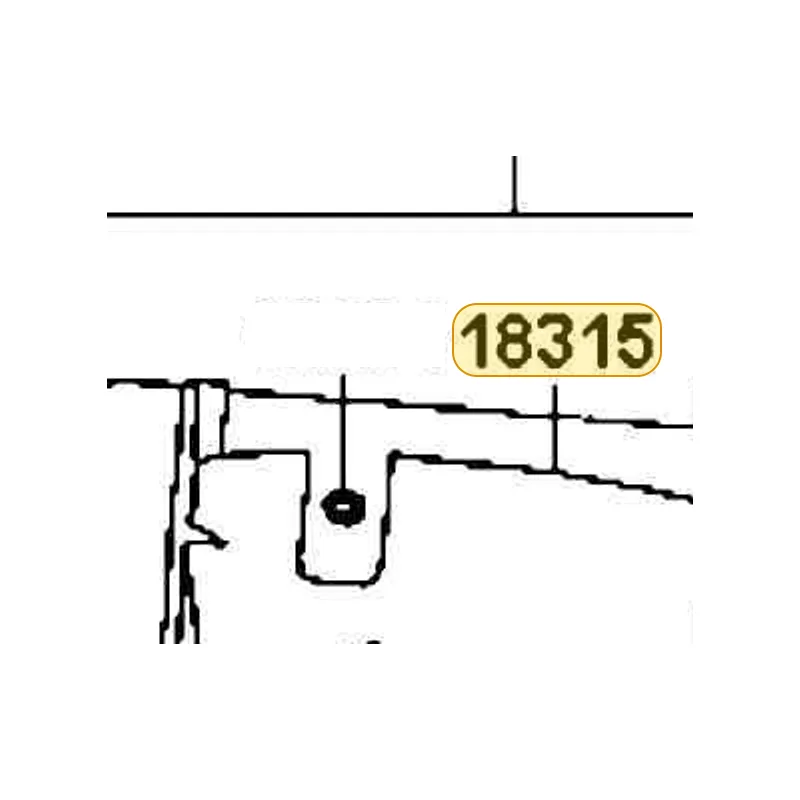 18315-KXCX-900 DAMPER PROTECTOR MUFFLER — diagram cutout