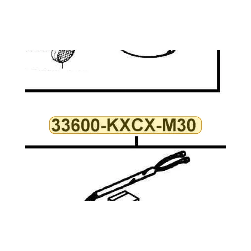 33600-KXCX-M30 WINKER ASSY R RR — diagram cutout