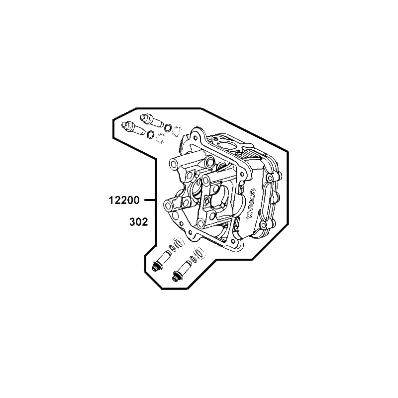12200-LKC6-900 HEAD COMP CYLINDER — diagram cutout