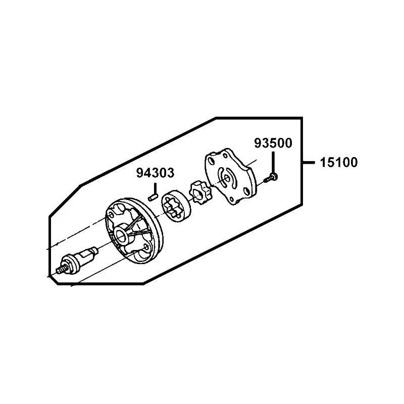 15100-GFY6-C00 PUMP ASSY OIL — diagram cutout