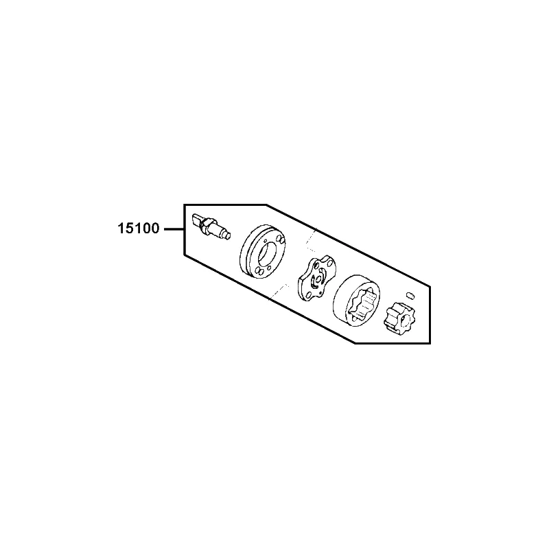 15100-KEBE-900 PUMP ASSY OIL — diagram cutout