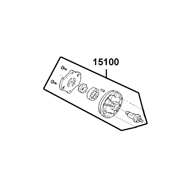 15100-KFB7-C00 OIL PUMP ASSY — diagram cutout
