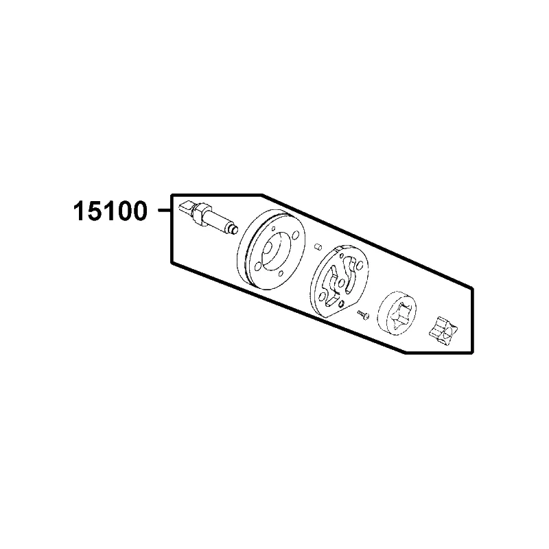 15100-KKC3-C00 PUMP ASSY OIL — diagram cutout