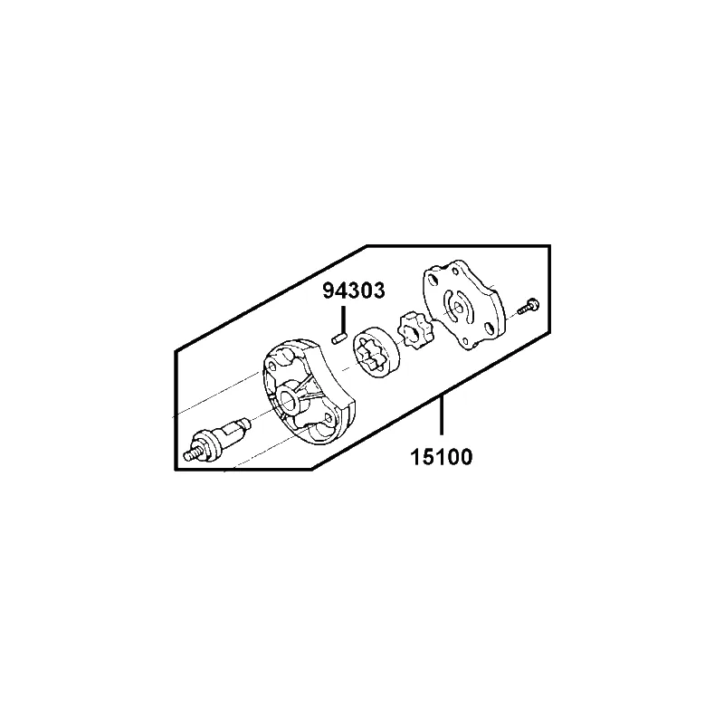 15100-LLB1-900 PUMP ASSY OIL — diagram cutout