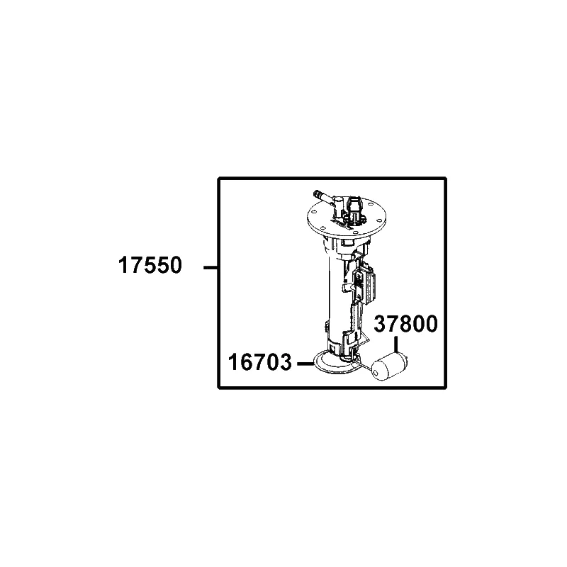 17550-LEA7-800 FUEL PUMP MODULE ASSY — diagram cutout