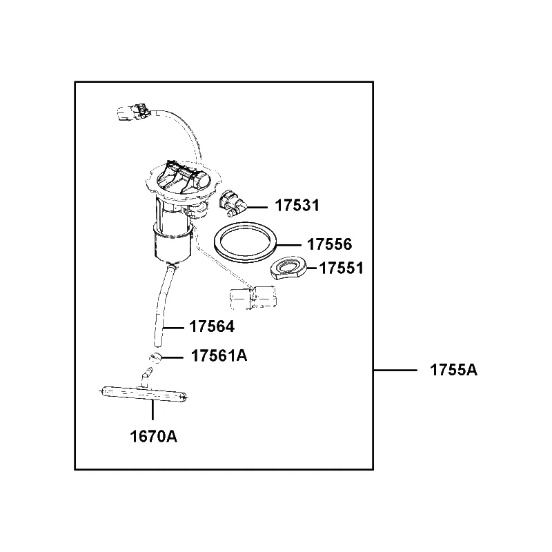 1755A-LKA8-E00 FUEL PUMP ASSEMBLY — diagram cutout