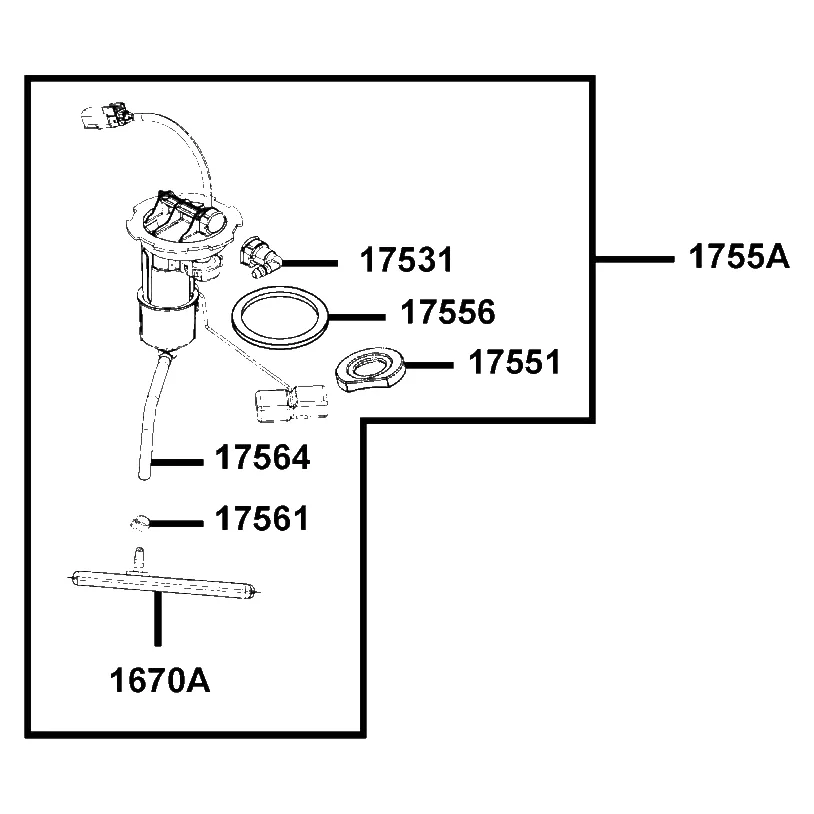 1755A-LKC3-E00 FUEL PUMP ASSEMBLY — diagram cutout