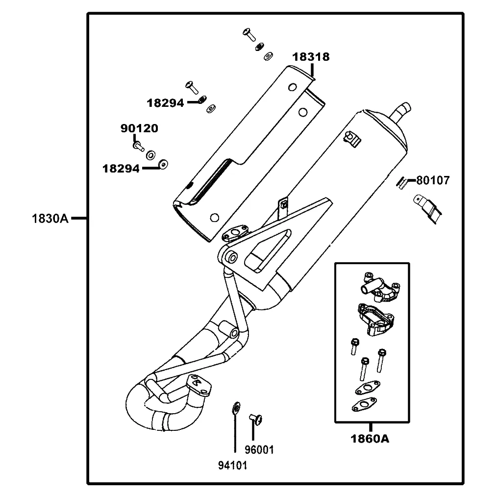 1830A-LGR4-M30 MUFFLER ASSY EXHAUST — diagram cutout
