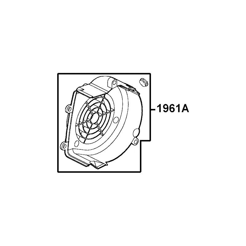 19610-KUDU-C10 COVER ASSY FAN — diagram cutout