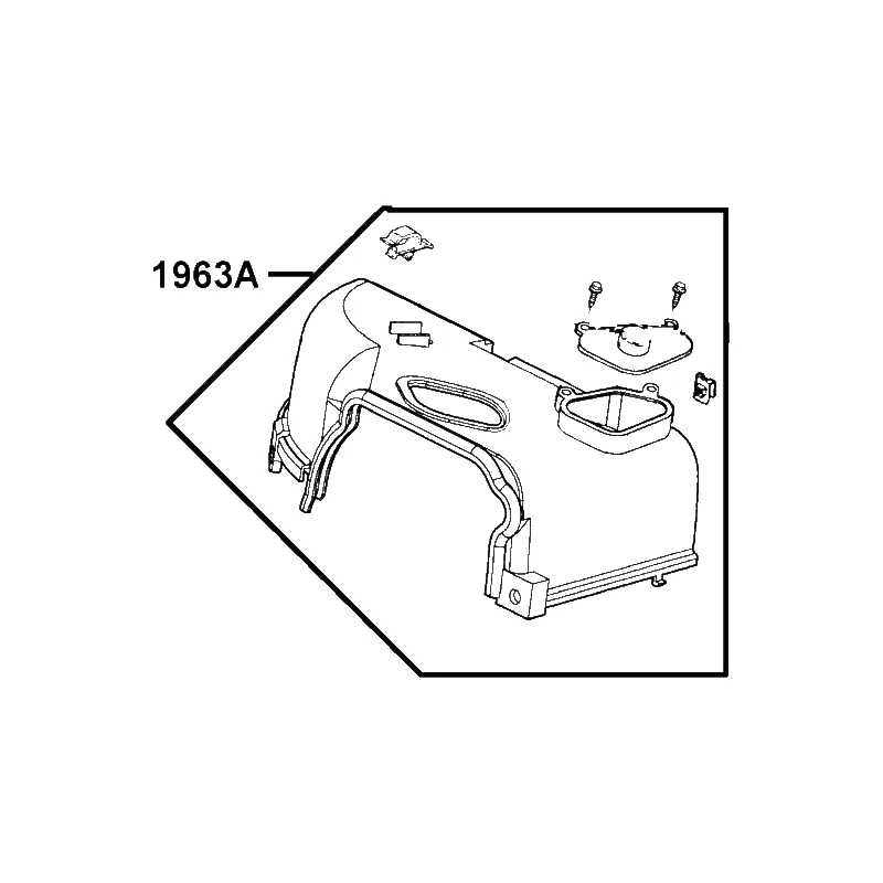 1963A-LDC8-E11 SHROUD ASSY B — diagram cutout