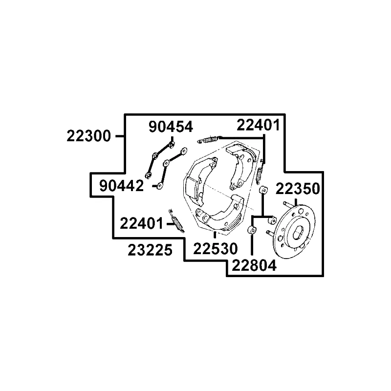 22300-GGAG-C00 PLATE ASSY DRIVE — diagram cutout