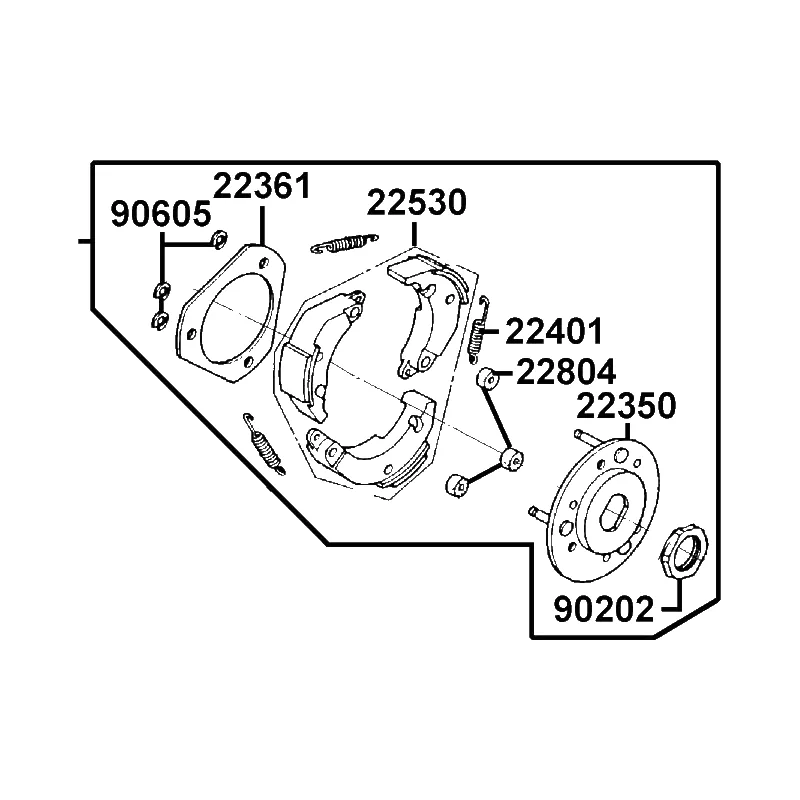 22300-LHJ3-C00 PLATE ASSY. DRIVE — diagram cutout
