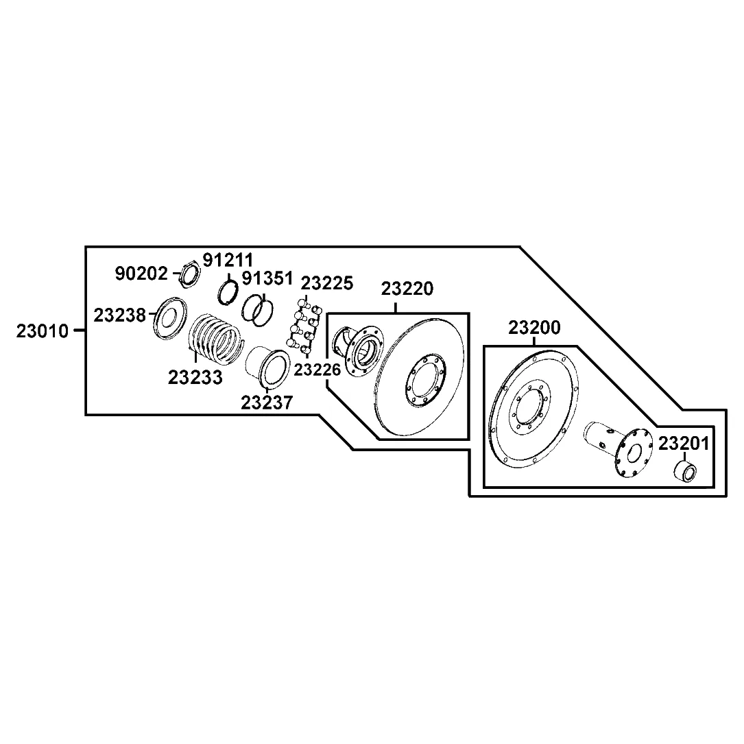 23010-LFE9-E00 PULLEY ASSY DRIVEN — diagram cutout