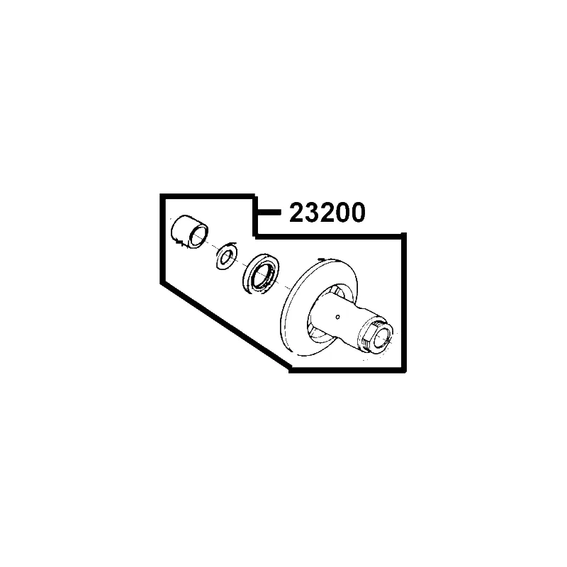 23200-GFY6-C00 FACE ASSY DRIVEN — diagram cutout