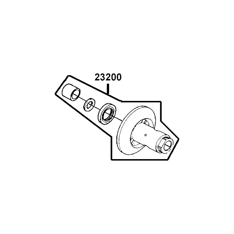 23200-LDF7-E10 FACE ASSY DRIVEN — diagram cutout