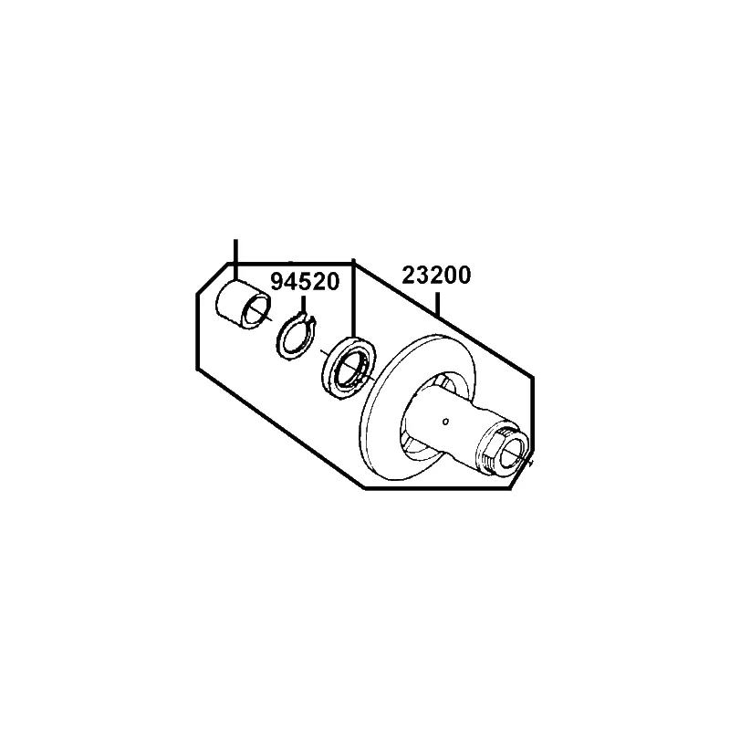 23200-LKC6-900 FACE ASSY DRIVEN — diagram cutout