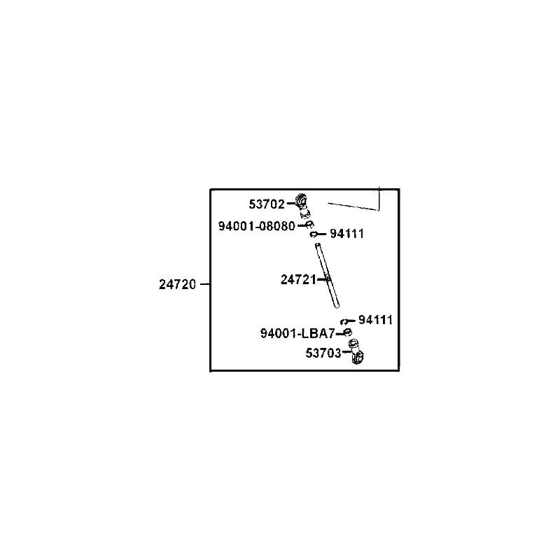 24720-LKM8-700 ROD ASSY SHIFT — diagram cutout