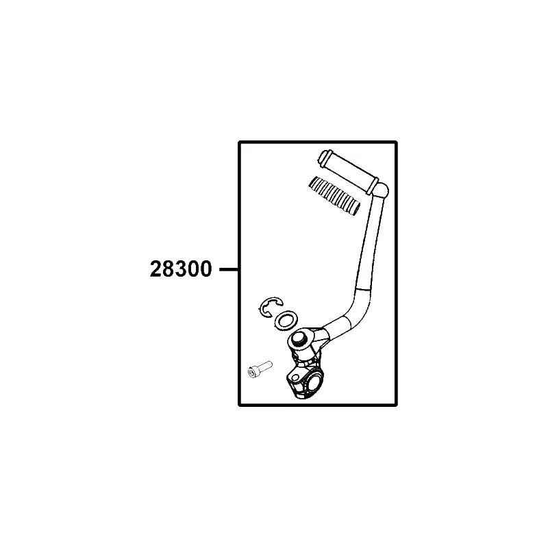 28300-LKL5-E30 ARM ASSY KICK STARTER — diagram cutout