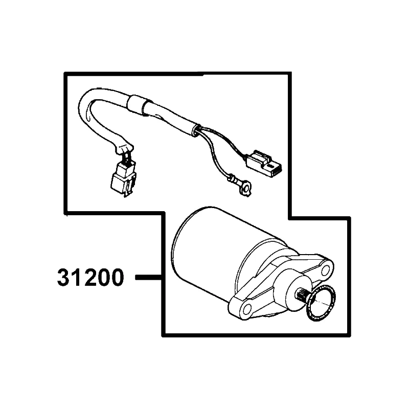 31200-LDC8-E10 MOTOR ASSY START **KEE1-90A** — diagram cutout