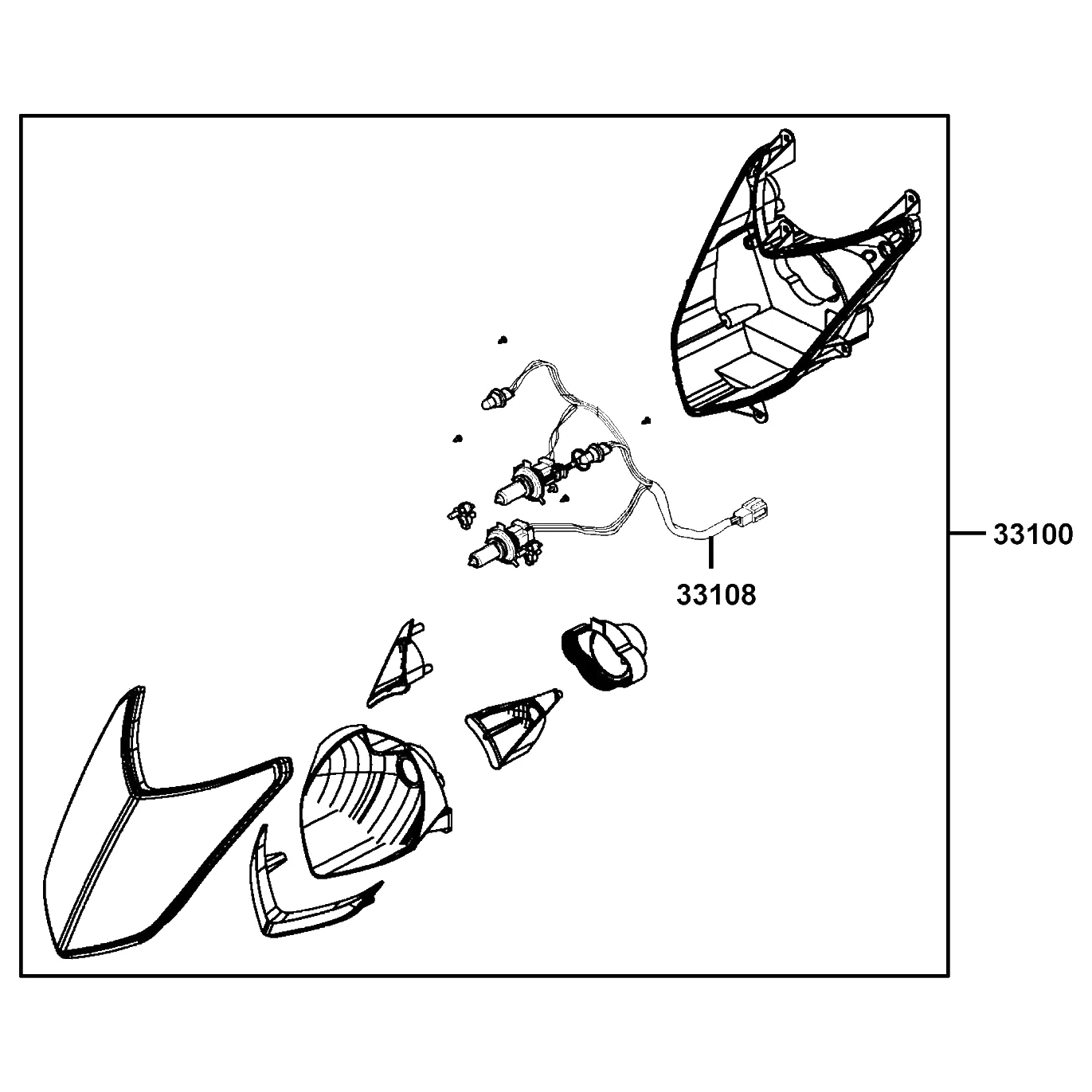 33100-ADA9-M30 LIGHT ASSY HEAD — diagram cutout