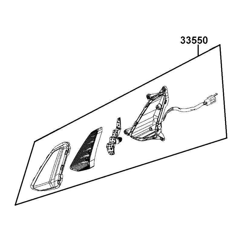 33550-AEA7-M30 WINKER ASSY L FR — diagram cutout