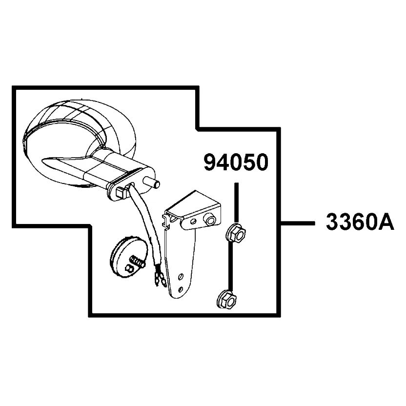 3360A-LDC8-M30 WINKER ASSY R RR — diagram cutout