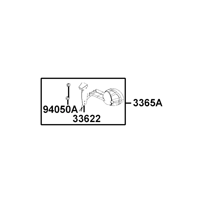 3365A-AEB9-M30 WINKER ASSY LH RR — diagram cutout