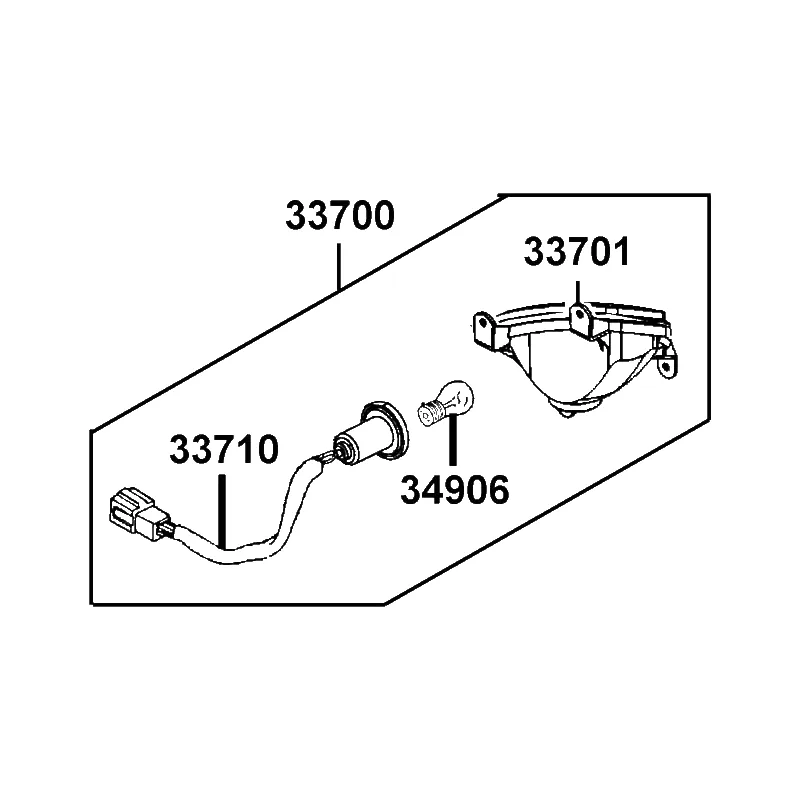 33700-LCA4-900 LIGHT ASSY R TAIL — diagram cutout