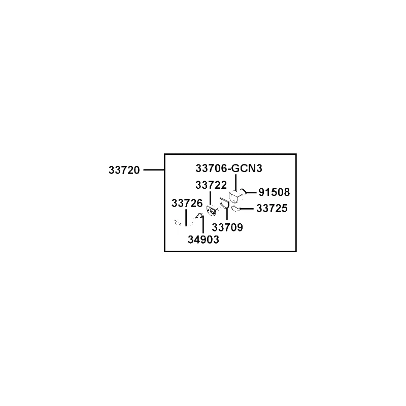 33720-LGE5-M30 LIGHT ASSY LICENSE — diagram cutout