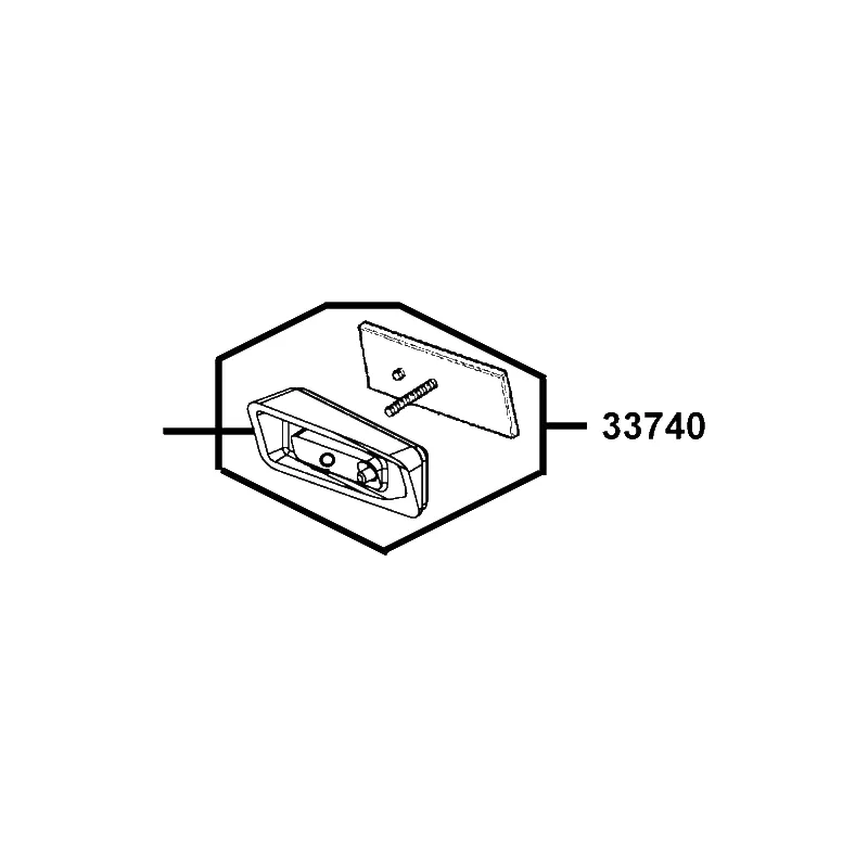 33740-LFA5-E00 REFLECTOR ASSY R RR — diagram cutout