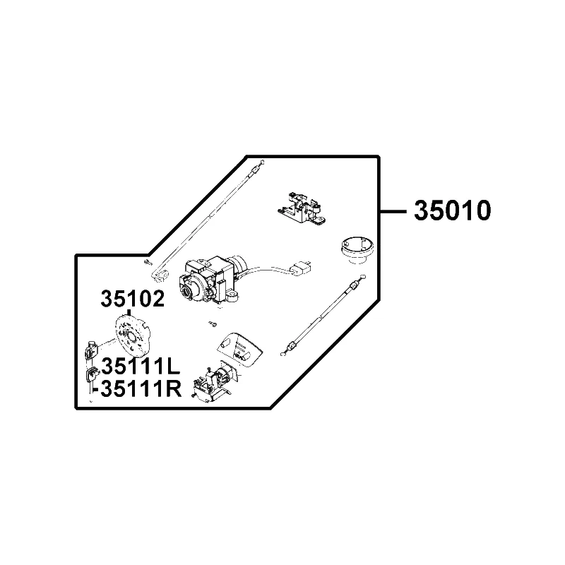 35010-ACB9-M30 KEY SET — diagram cutout