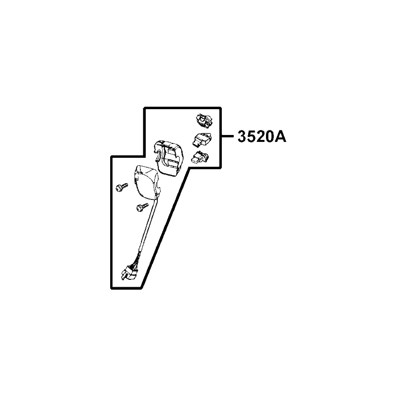 3520A-LGB5-E11 SW ASSY LH HANDLE COMP — diagram cutout