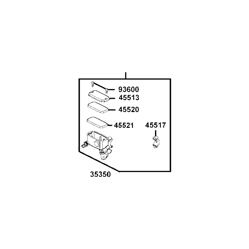 35350-LKF5-E01 SW ASSY RR STOP — diagram cutout
