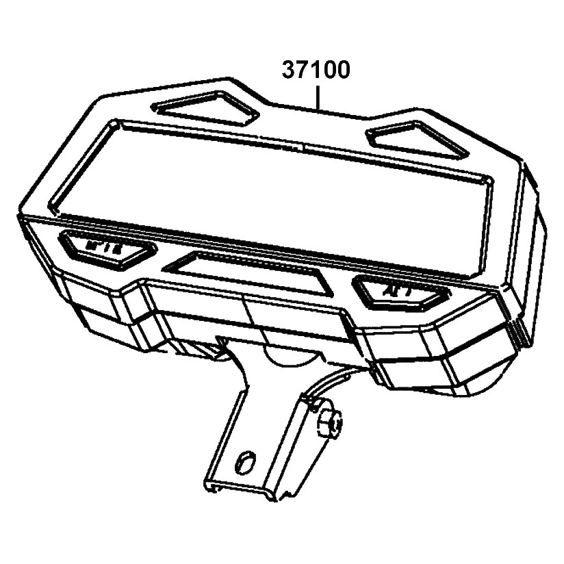 37100-BLA2-M30 METER ASSY SPEED — diagram cutout