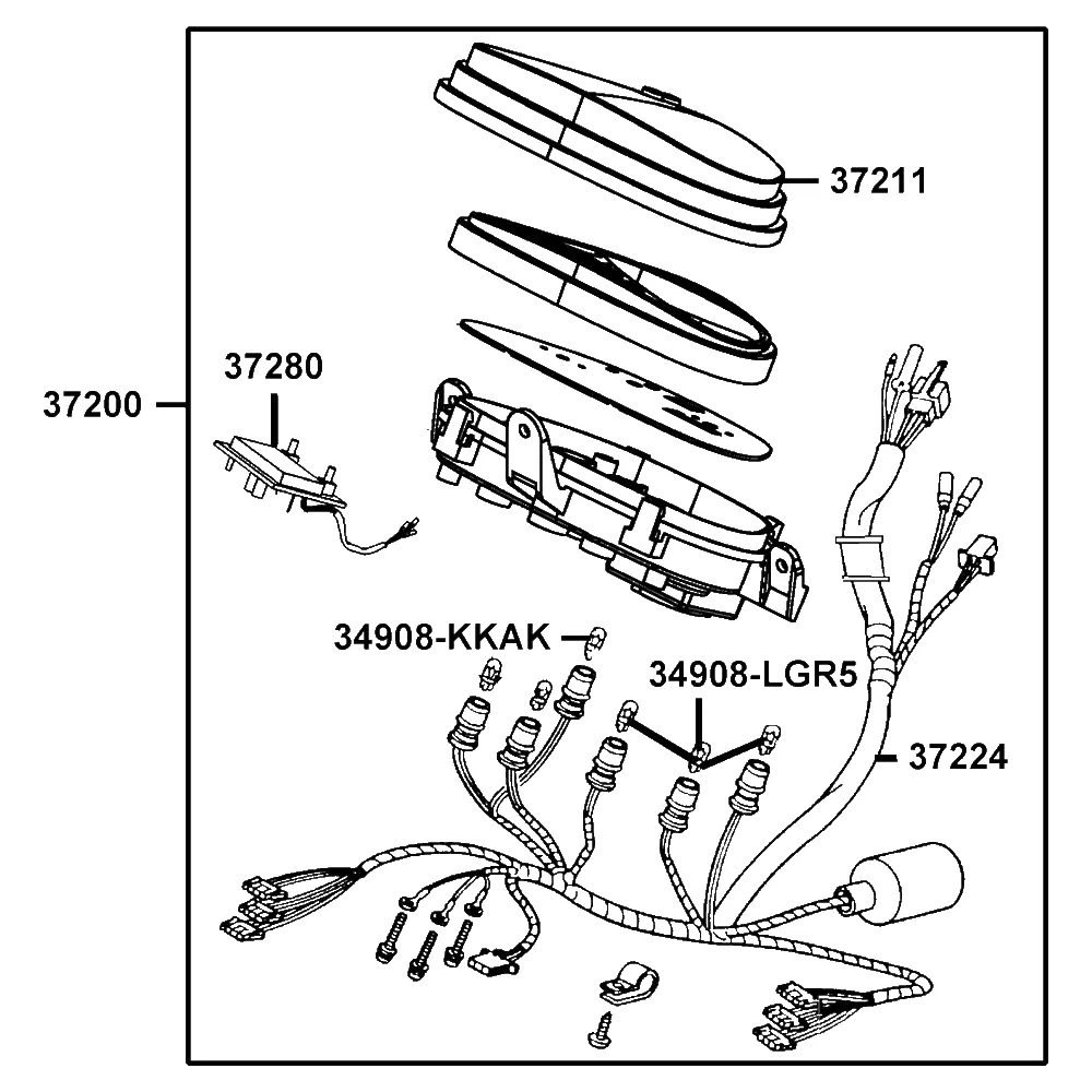 37200-LGS6-M30 METER ASSY SPEED — diagram cutout