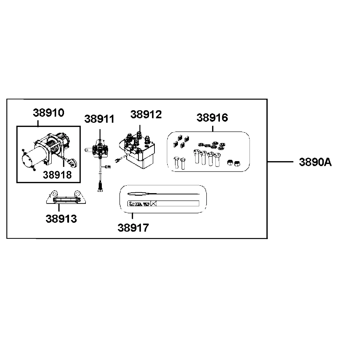 3890A-AGB8-E05 ASSY WINCH — diagram cutout